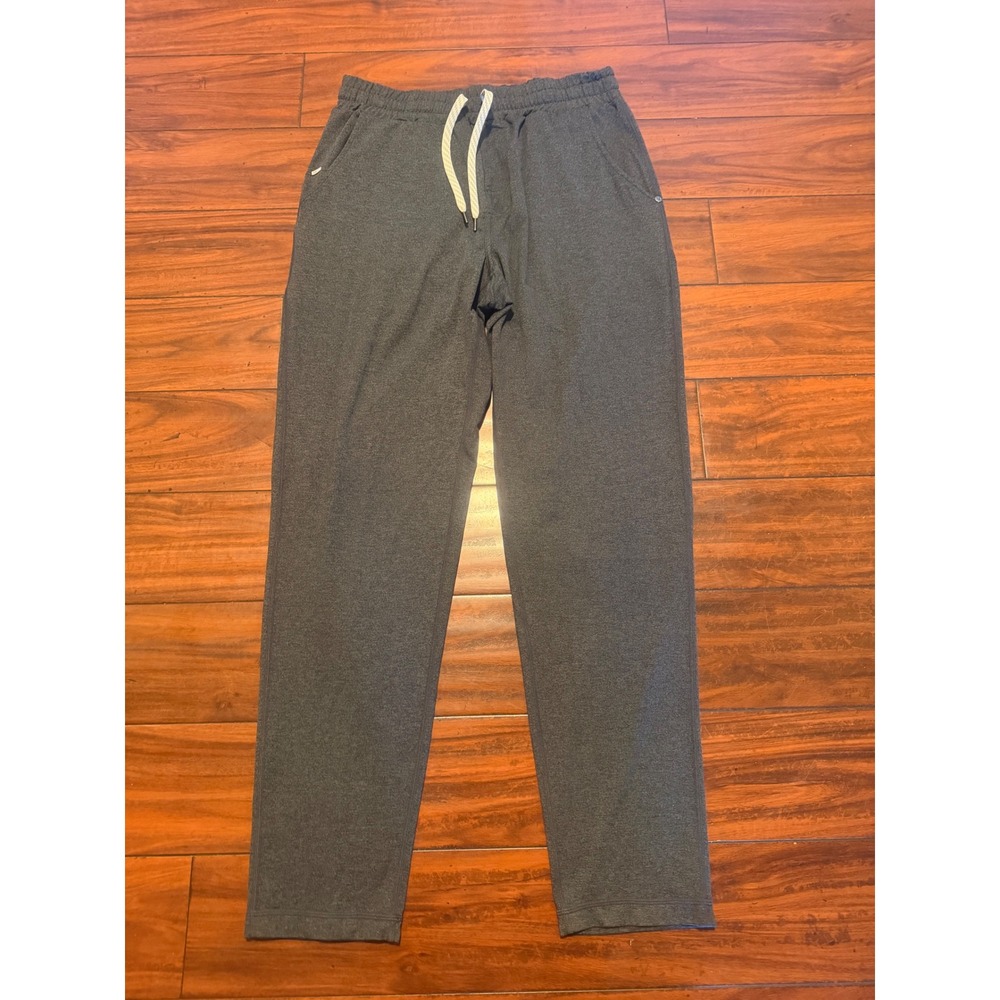 Vuori Ponto Performance Pants Mens Medium Charcoal Gray Joggers SZ M